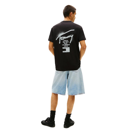 Tommy Hilfiger Ανδρική κοντομάνικη μπλούζα Signature Back Logo Jersey T-Shirt